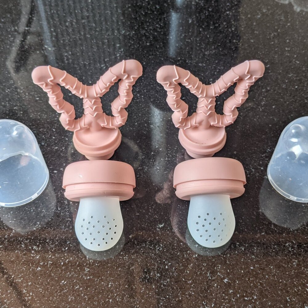 Assorted Silicone and Mesh Teething Feeder Pops